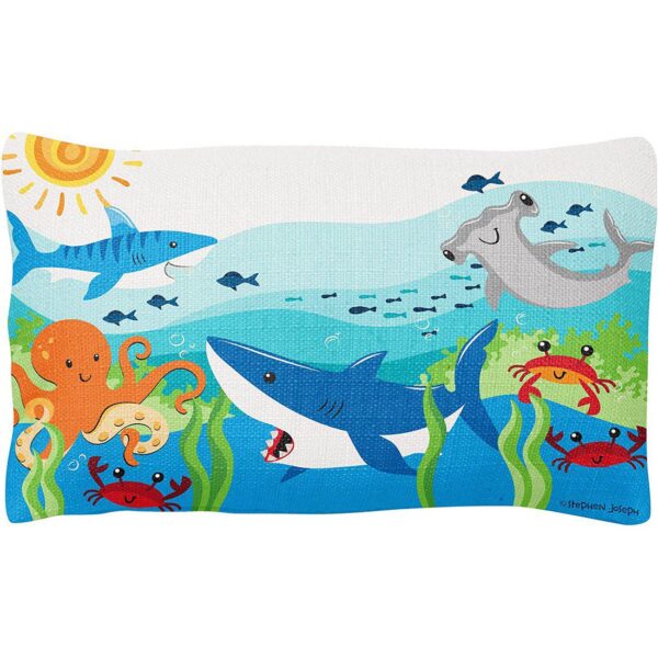 Stephen Joseph Throw Pillow Shark