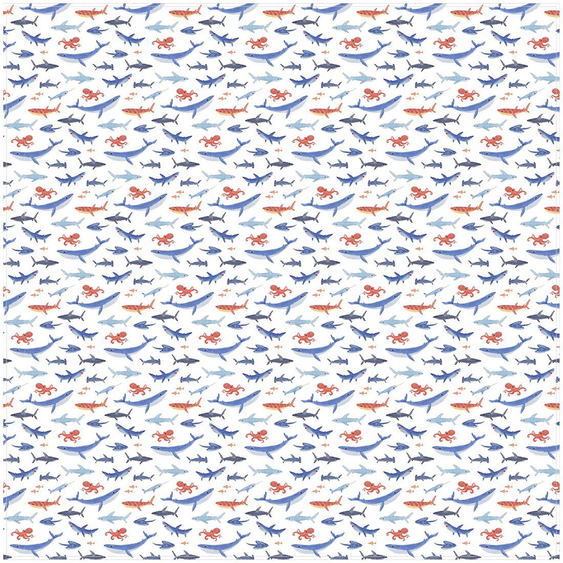 Stephen Joseph Muslin Blankets Shark - Image 2