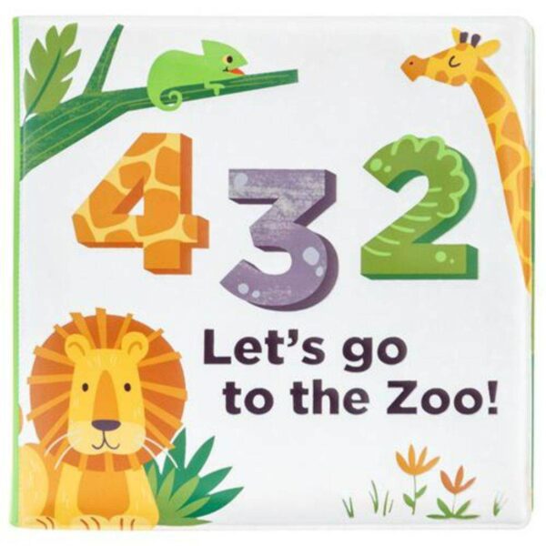 Stephen Joseph Color Changing Bath Book - Let's Go To The Zoo