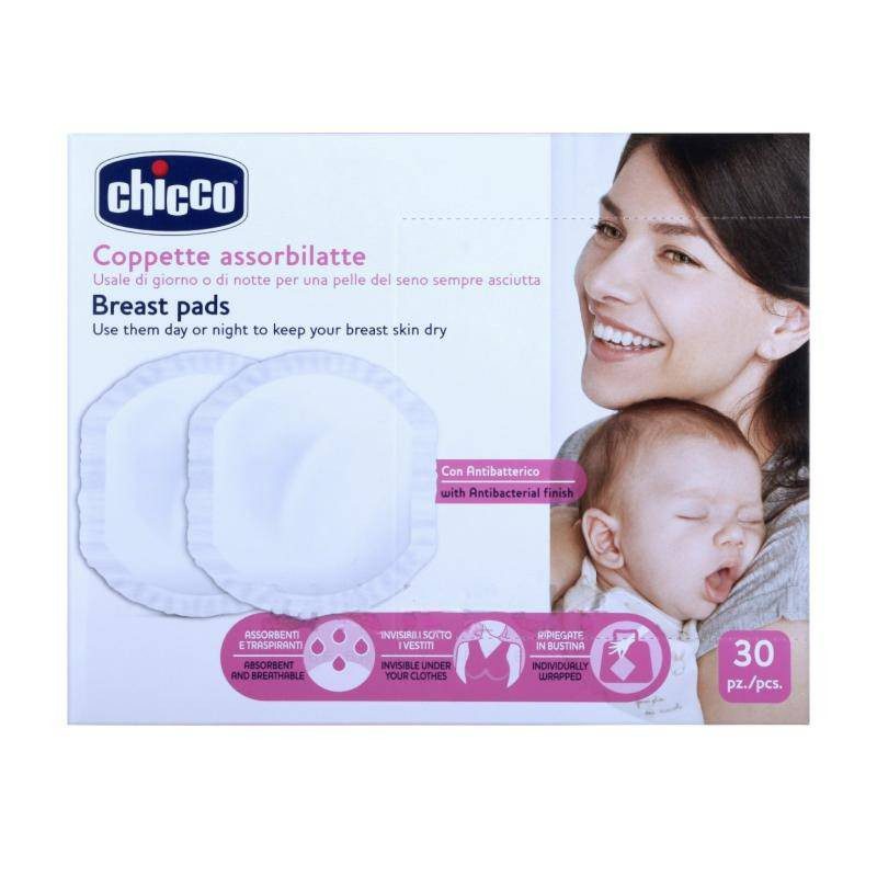 Chicco Antibacterial Breast Pads 30 Pieces