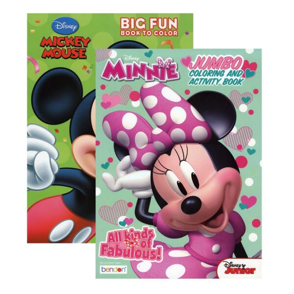 BAZIC Mickey & Minnne Coloring Book