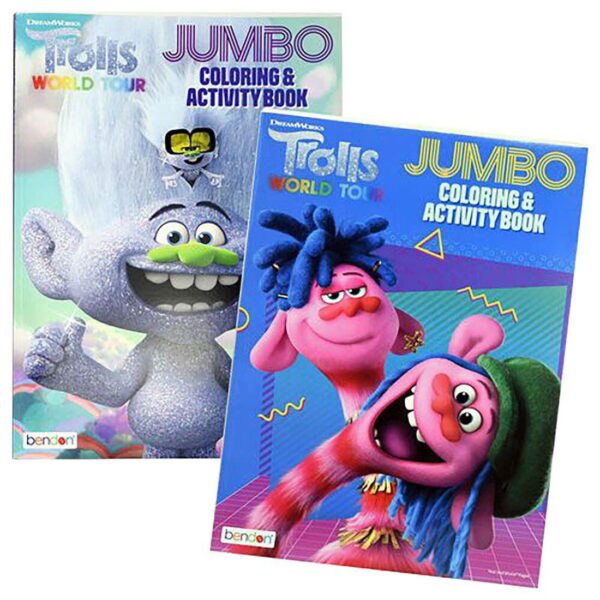 BAZIC Trolls Coloring Book