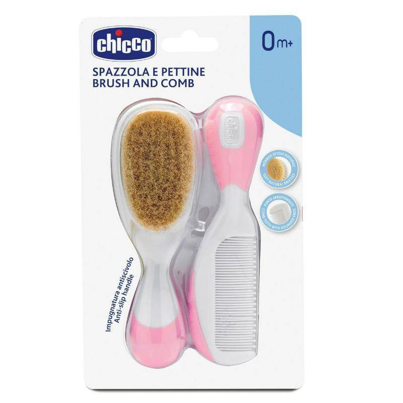 Chicco Brush And Comb - Pink