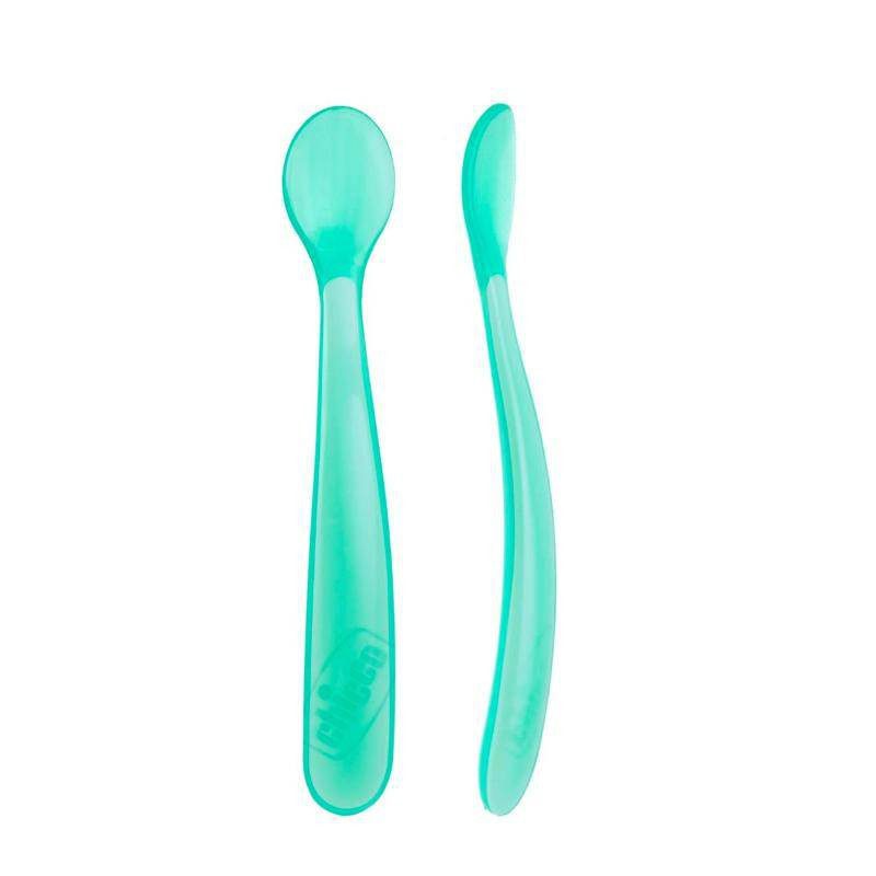 Chicco Softly Spoon 6M+ Green - Image 2