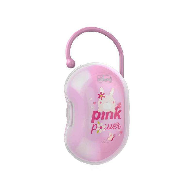 Chicco Easy Box Soother Holder for 2 Soothers - Pink - Image 2