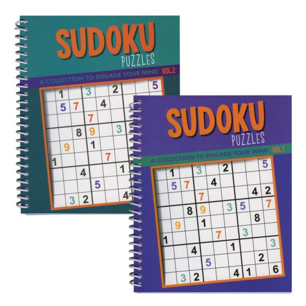 BAZIC Spiral Sudoku Digest Puzzle Book