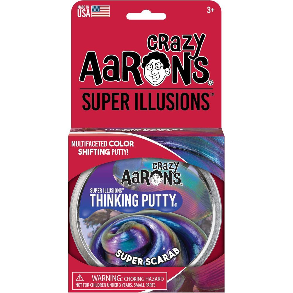Crazy Aarons Illusion Thinking Putty Super Scarab