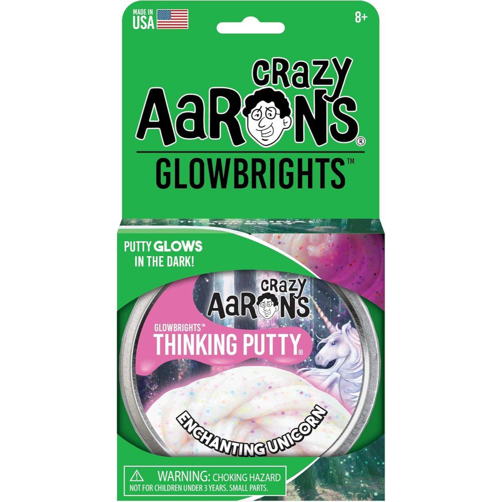 Crazy Aarons Glow Thinking Putty Enchanting Unicorn