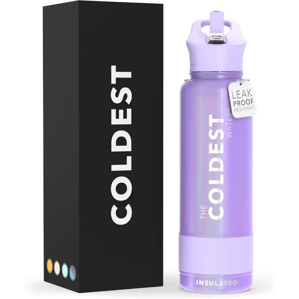 The Coldest Water Sport Stainless Steel Water Bottle with Straw Lid 709ml product thumbnail 3