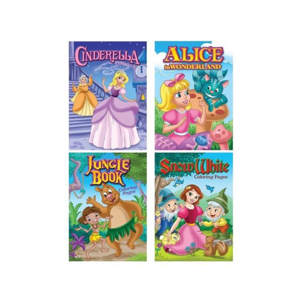 BAZIC Fairy Tale Coloring Book for Girls