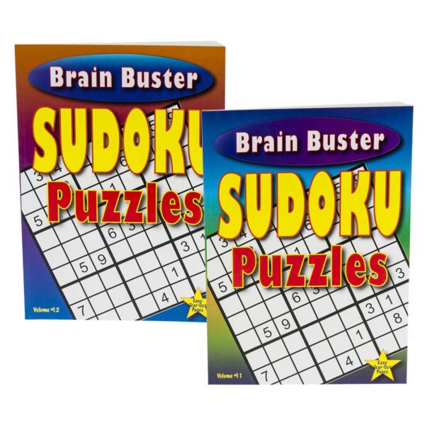 BAZIC Brain Buster Sudoku Puzzle Book