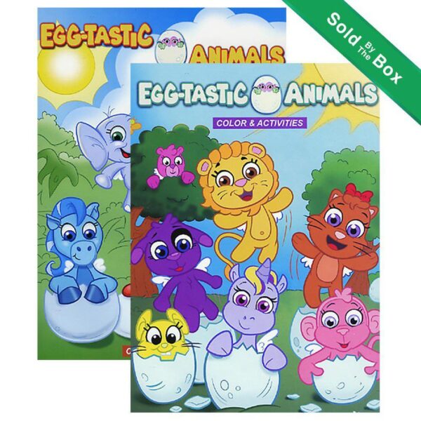 BAZIC Egg-Tastic Animals Color & Activities