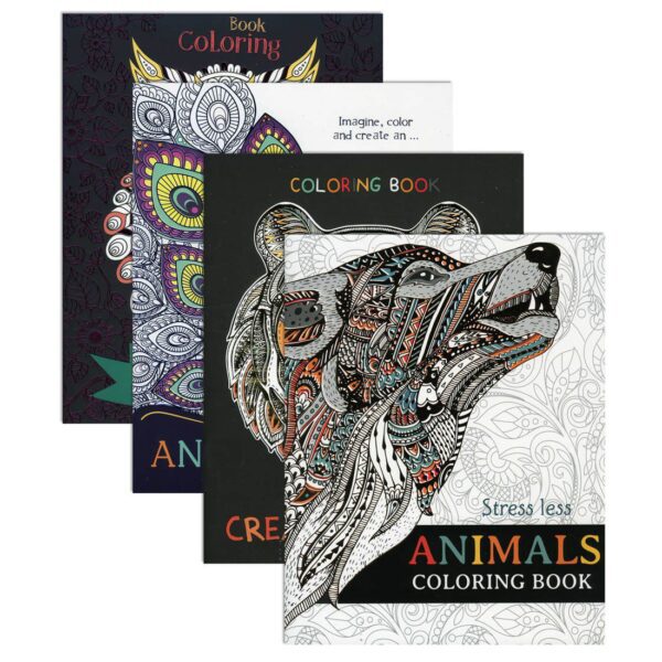 BAZIC Animal Coloring Book for Adults