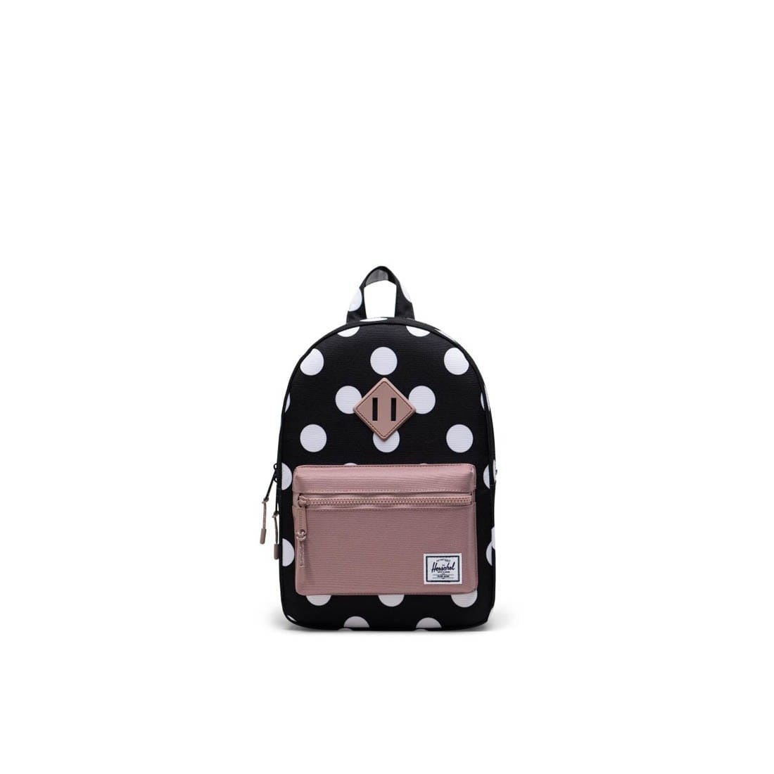 Herschel Heritage Backpack Polka Dot Black And White/Ash Rose