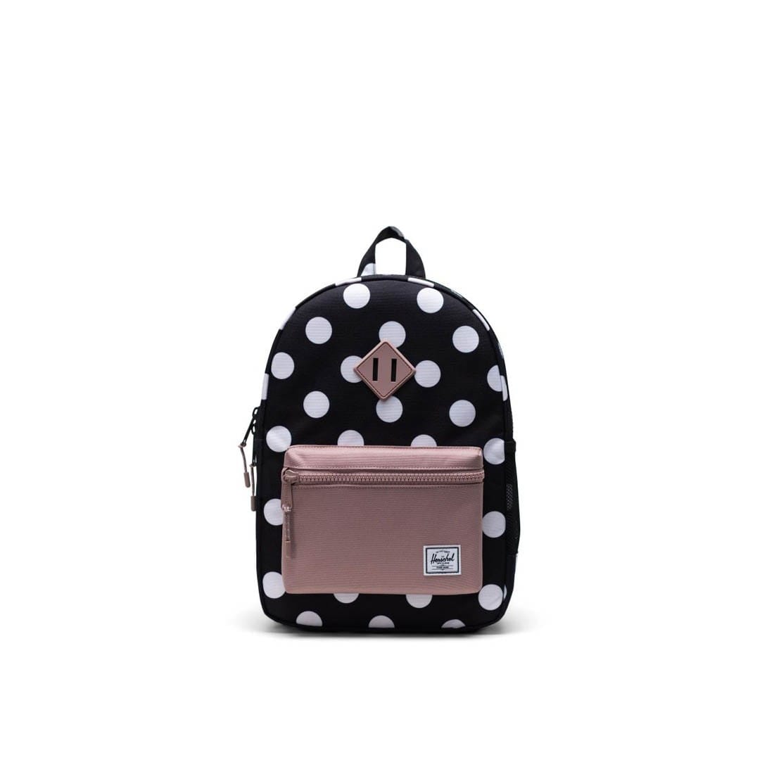 Herschel Heritage Backpack Polka Dot Black And White/Ash Rose