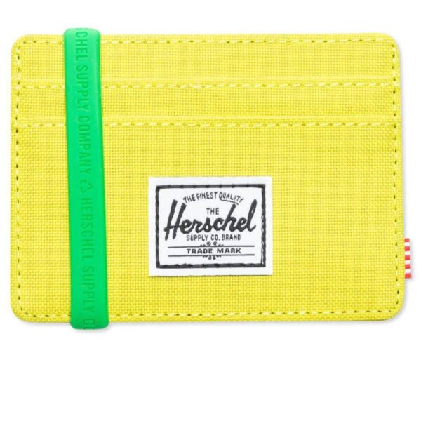 Herschel Charlie RFID Neon Yellow Wallet