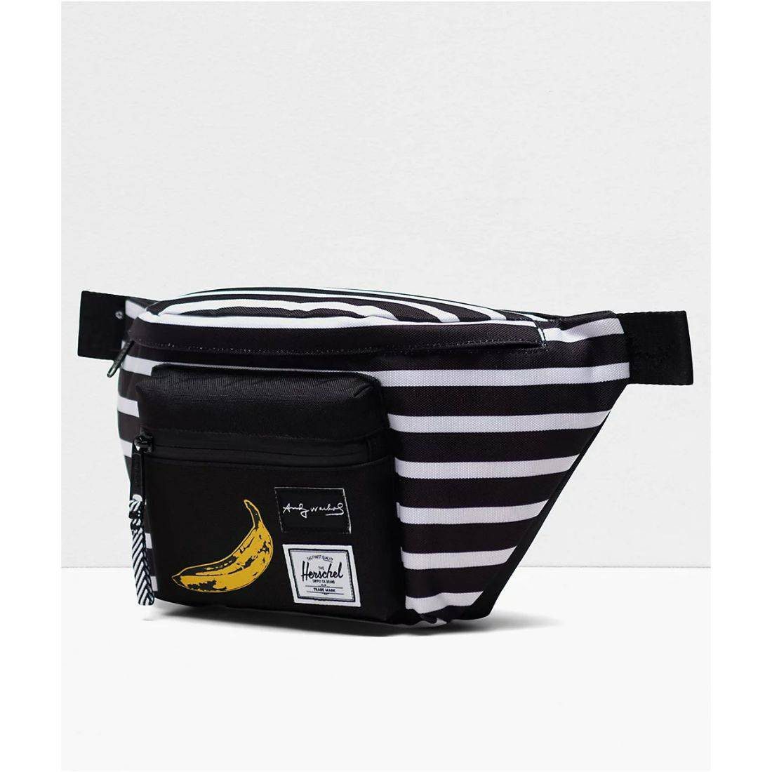 Herschel Hip Seventeen Black Banana Waist Bag - Image 2