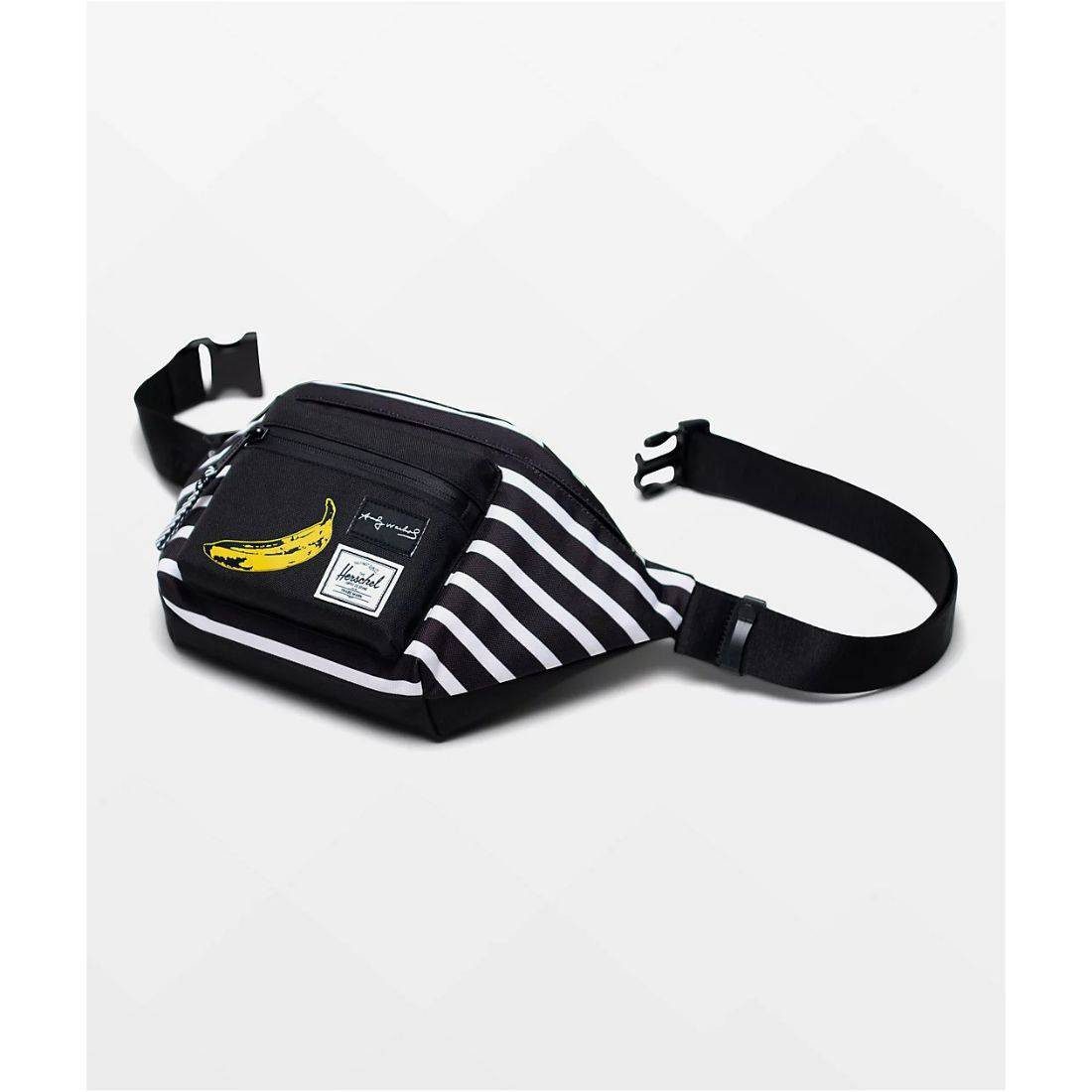 Herschel Hip Seventeen Black Banana Waist Bag - Image 3