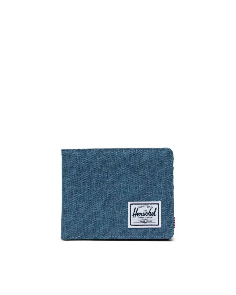 Herschel Roy RFID Copen Blue Crosshatch Wallet