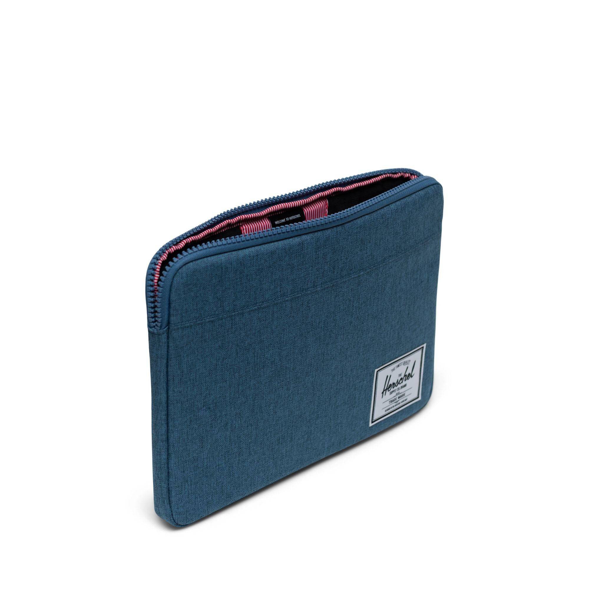 Herschel Anchor Laptop Sleeve 13 Inch Copen Blue Crosshatch - Image 2