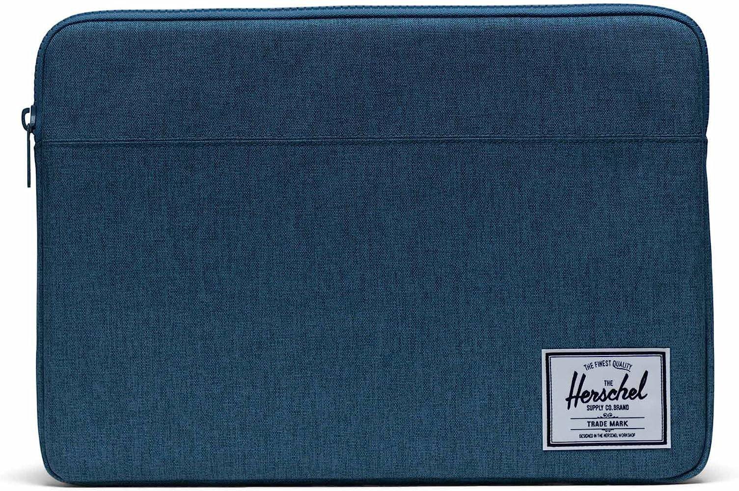 Herschel Anchor Laptop Sleeve 13 Inch Copen Blue Crosshatch
