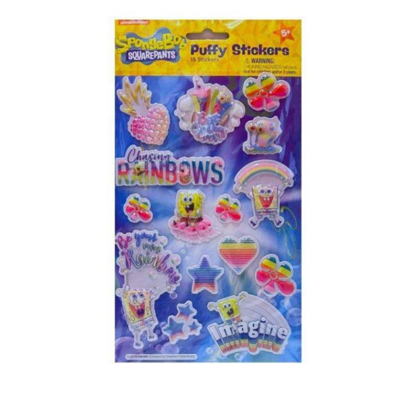 Inkology SpongeBob SquarePants Puffy Stickers