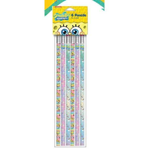 Inkology Spongebob Pencils 6 Pack
