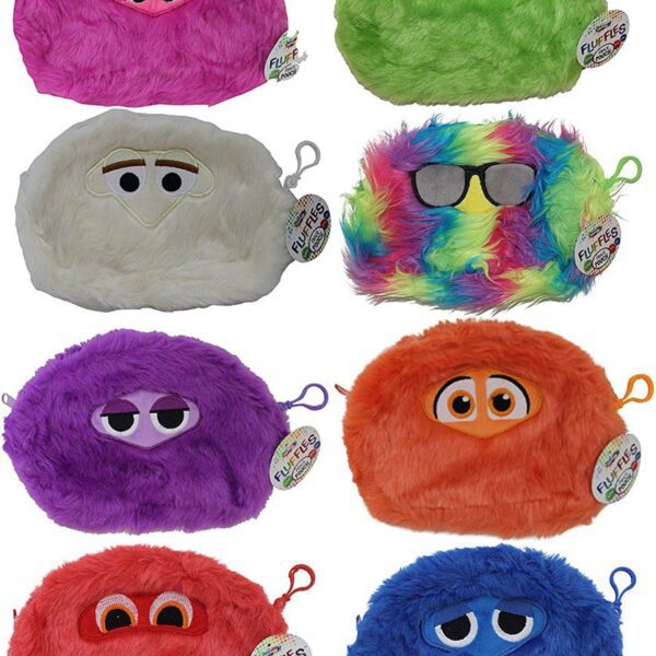 Inkology Fluffles Plush Pencil Pouch