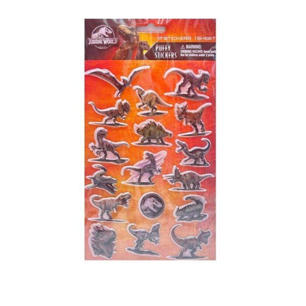 Inkology Jurassic World Puffy Stickers