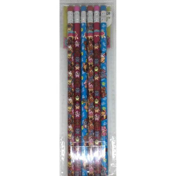 Inkology Smooshy Mushy 6 Pack Pencils