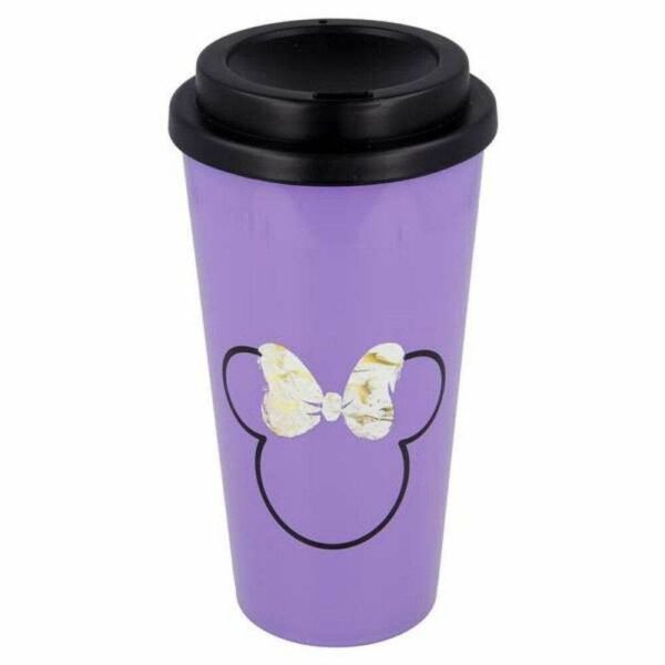 Stor Young Adult Large Double Walled Coffee Tumbler Minnie 520 ML