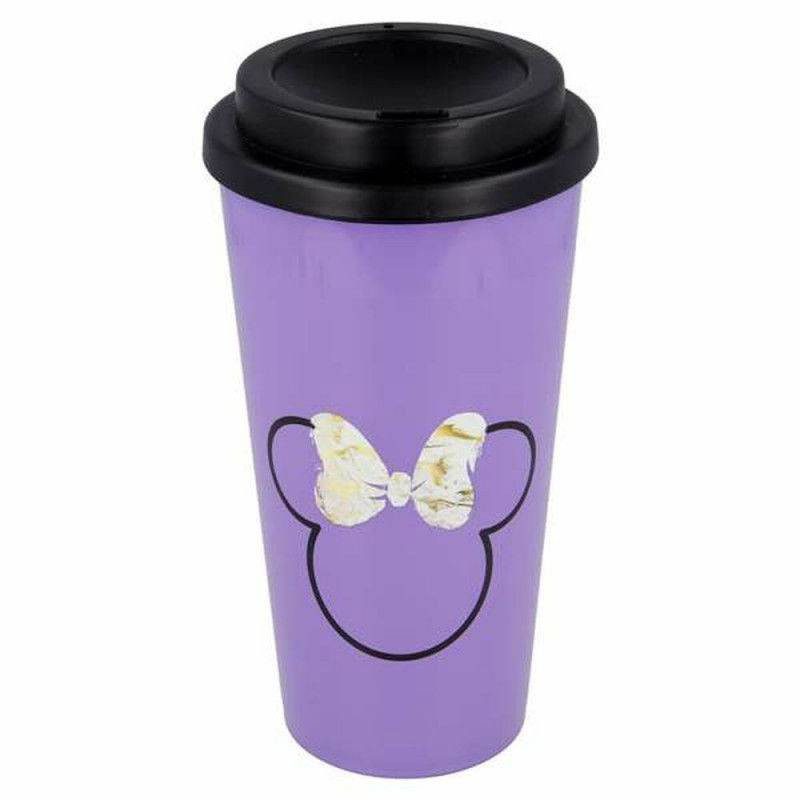 Stor Young Adult Large Double Walled Coffee Tumbler Minnie 520 ML