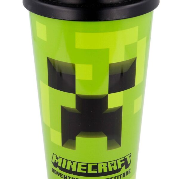 Stor Young Adult Large Double Walled Coffee Tumbler Minecraft 520 ML