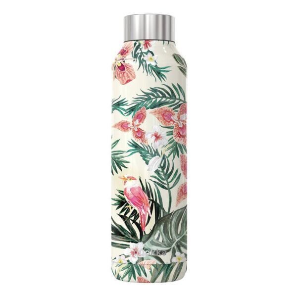 Quokka Thermal Stainless Steel Water Bottle Solid Jungle Flora 630 ML