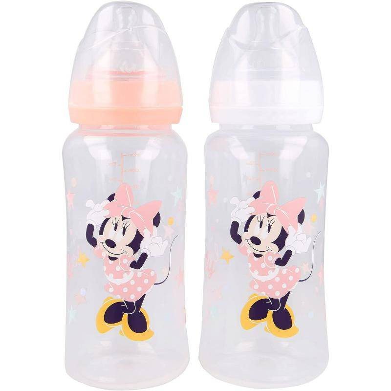 Stor Minnie Indigo Dreams Wideneck Bottle Silicone Teat 3 Positions 360 Ml - Set of 2 - Image 2
