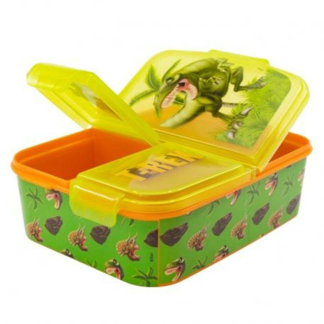 Stor Multi Compartment Sandwich Box - Dinosaur - Image 3