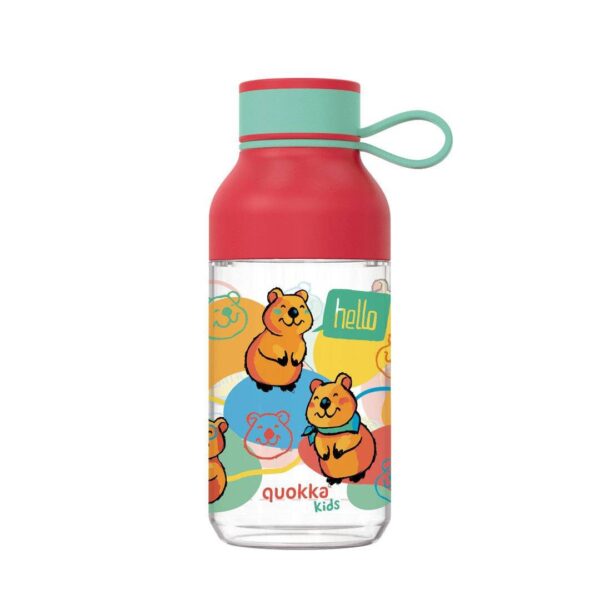 Quokka Kids Tritan Bottle Ice With Strap Happy Quokka 430 ML