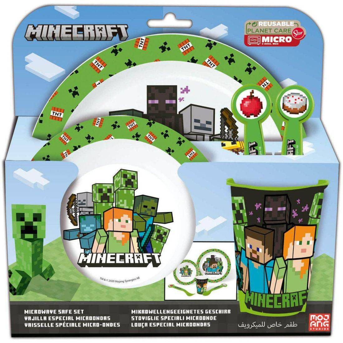 Stor 5 Pcs Kids Micro Set - Minecraft 2023