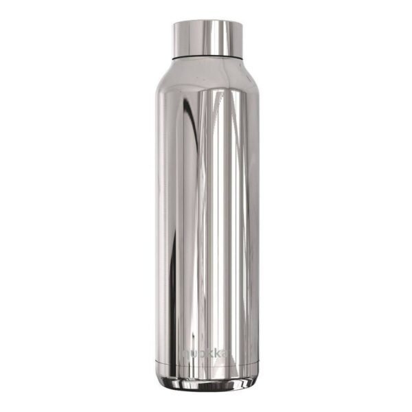 Quokka Thermal Stainless Steel Bottle Solid Sleek Silver 630 Ml