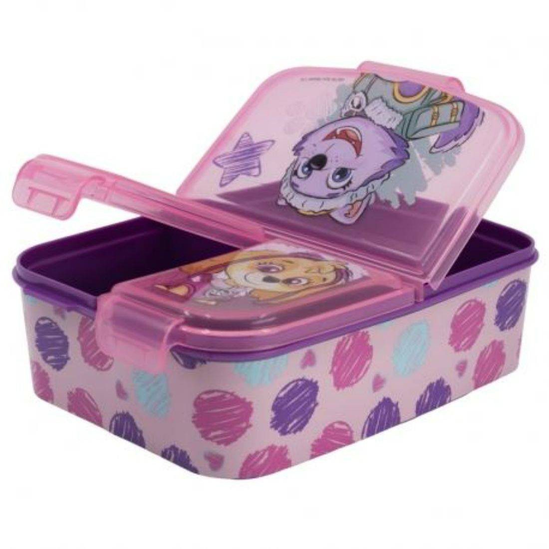 Stor Multi Compartment Sandwich Box - Paw Patrol Girl Sketch Essence - Image 3