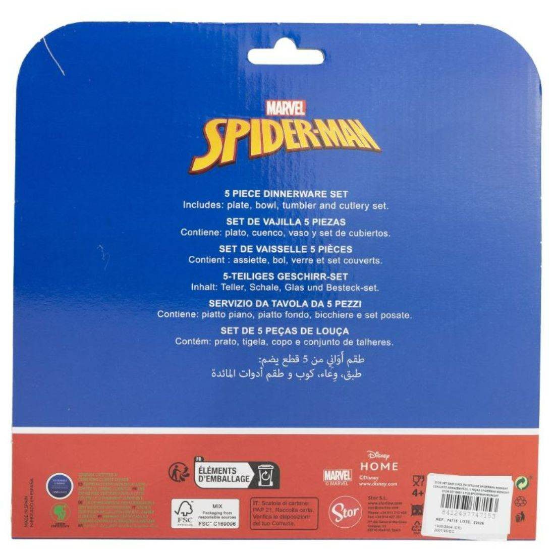 Stor 5 Pcs Easy Set In Standard Box - Spiderman Midnight Flyer - Image 2