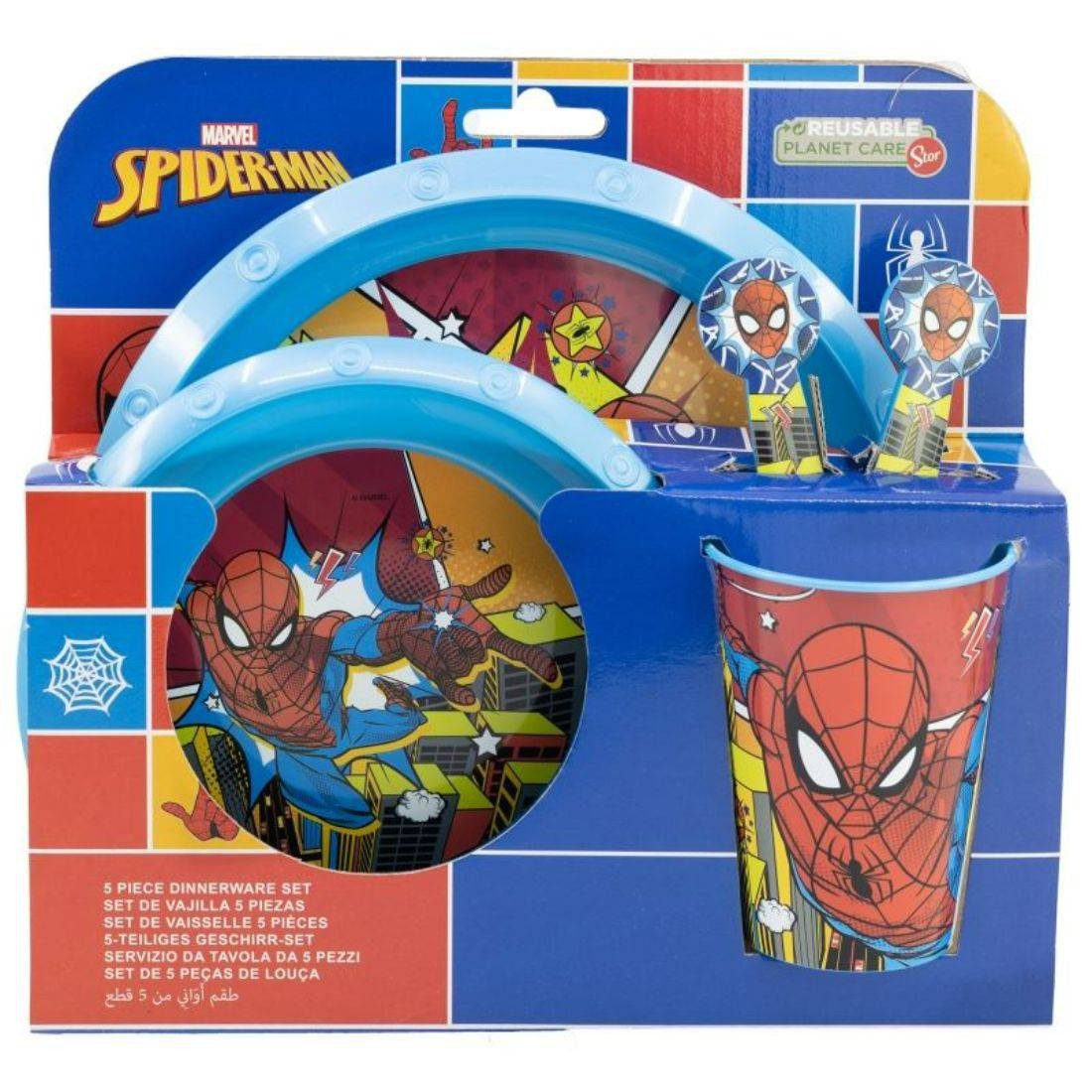 Stor 5 Pcs Easy Set In Standard Box - Spiderman Midnight Flyer