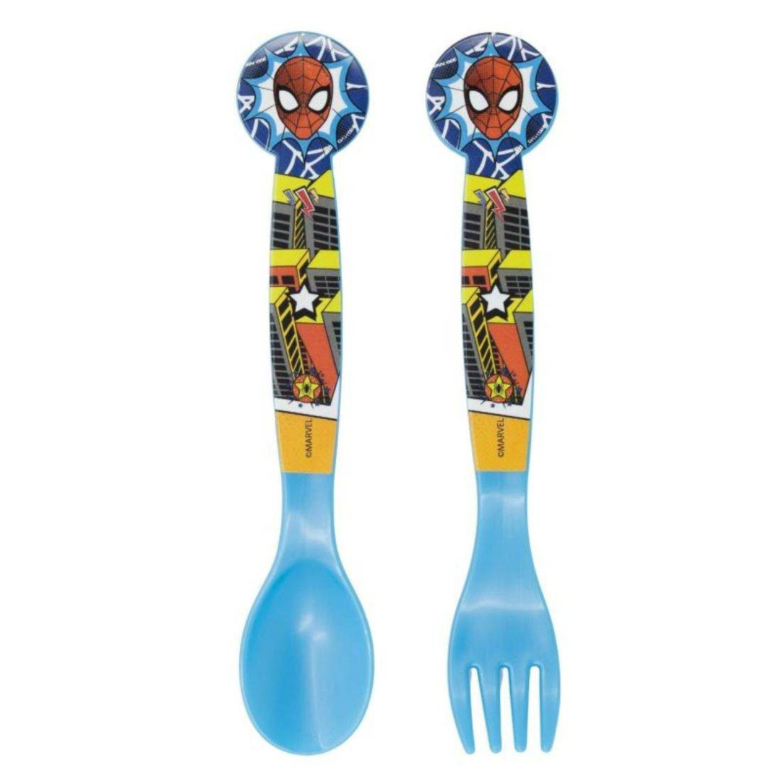 Stor Metal Cutlery Set - In Polybag Spiderman Midnight Flyer - Image 2