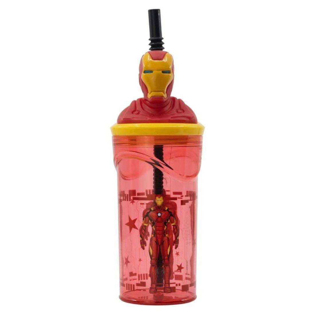 Stor 3D Figurine Tumbler 360 Ml - Avengers Invincible Force Iron Man