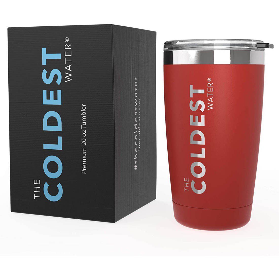 The Coldest Water Tumbler Red 591ml