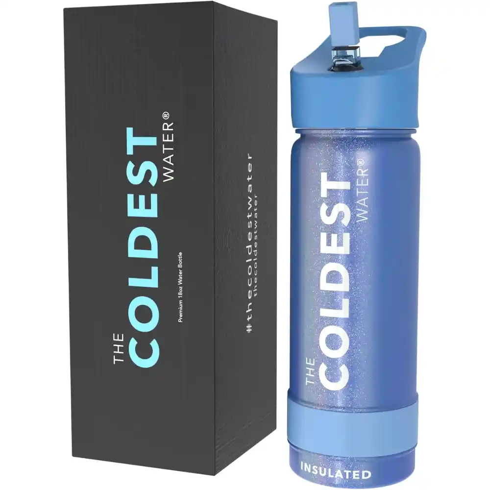 The Coldest Water Sport Stainless Steel Water Bottle with Straw Lid 709ml product thumbnail 4