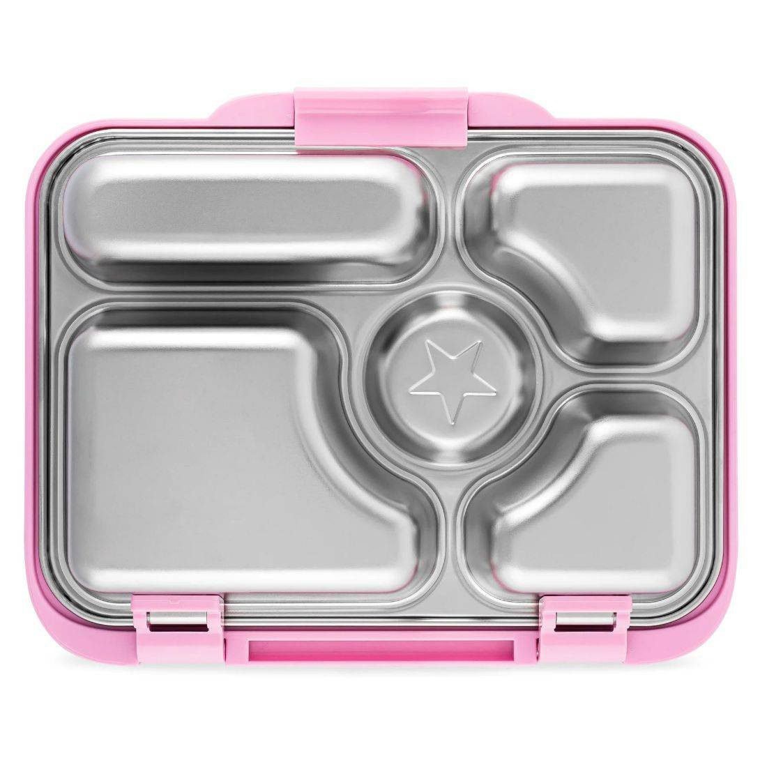 Yumbox Presto Staineless Steel Bento Box Rose Pink 5 Compartment - Image 2