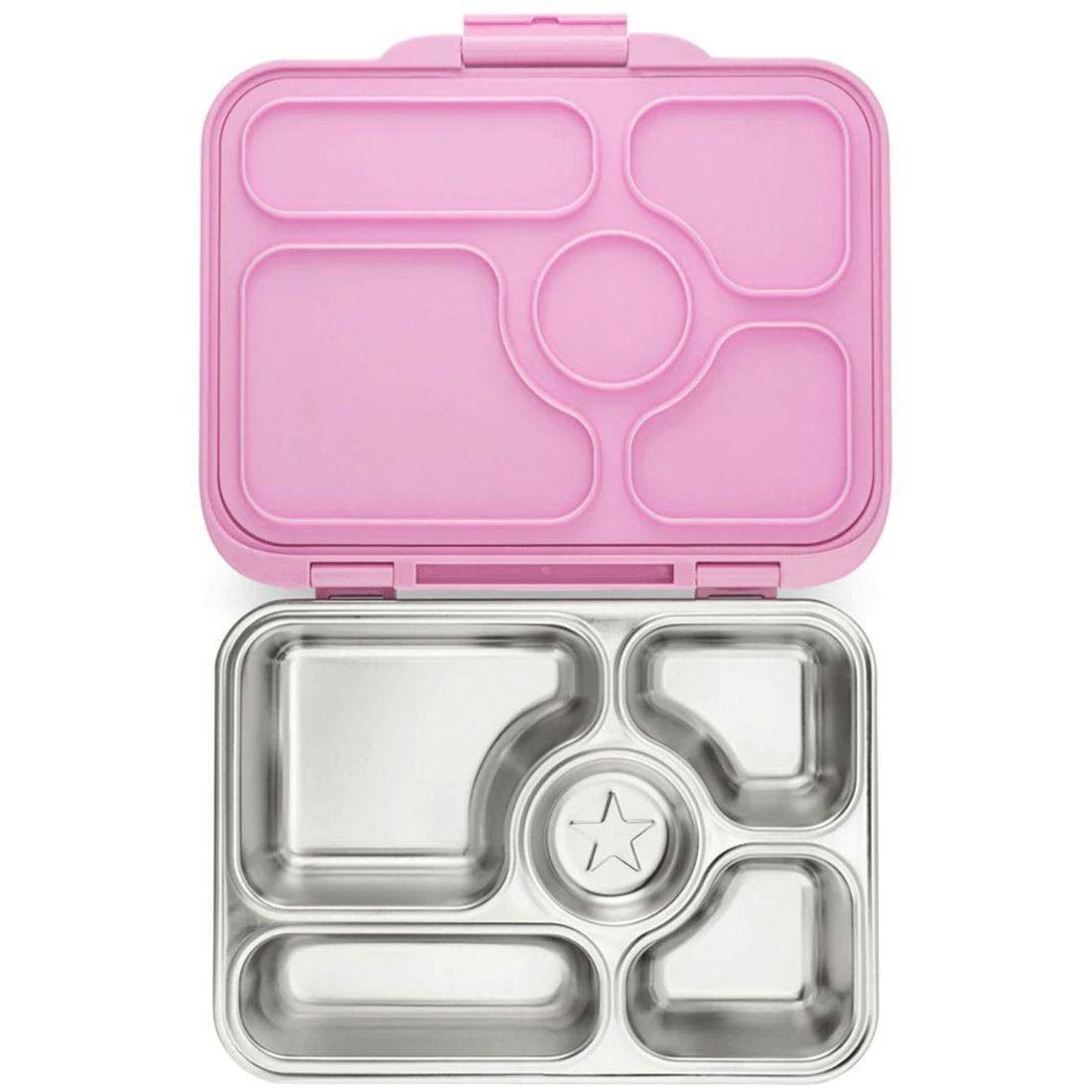 Yumbox Presto Staineless Steel Bento Box Rose Pink 5 Compartment - Image 3