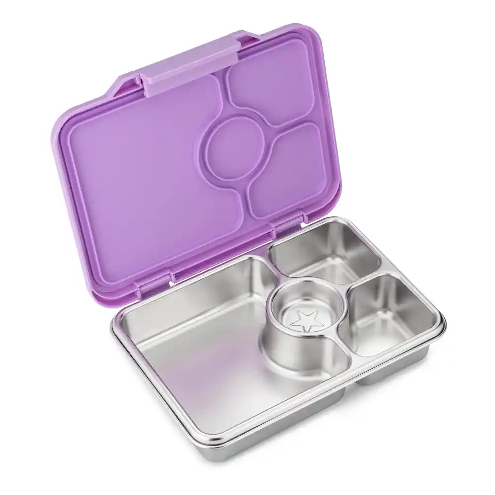 Yumbox Stainless Steel Leakproof Bento Lunch Box for Kids & Adults - Lavande Purple - Image 2