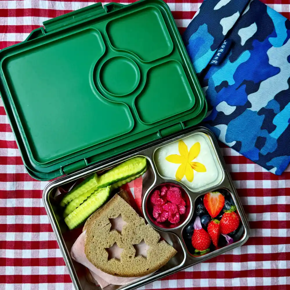 Yumbox Stainless Steel Leakproof Bento Lunch Box for Kids & Adults - Dublin Green - Image 3